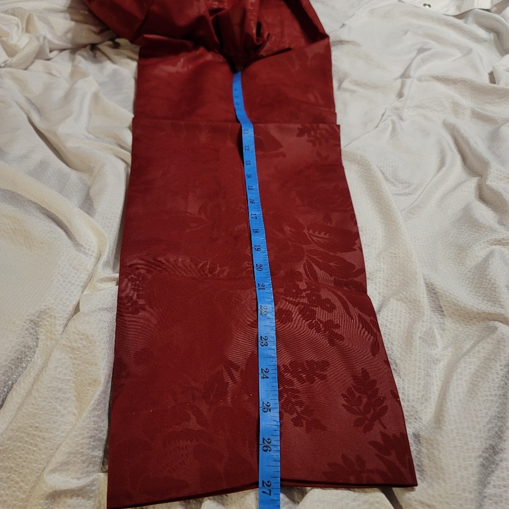 MUST SEE PHOTOS VINTAGE Custom tailored Brocade Pattern A line pants suit - Picture 11 of 16